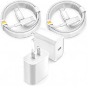 2Pack USB C Fast Charger for Apple iPad Pro 13(M4)/iPad Pro 12.9/11in 2026-2018,iPad Air M4/M3/M2/5th/4th,iPad 11th A16/10th/Mini 7,iPad Charger Fast Charging Wall Chargers Block&6FT USB C to C Cable
